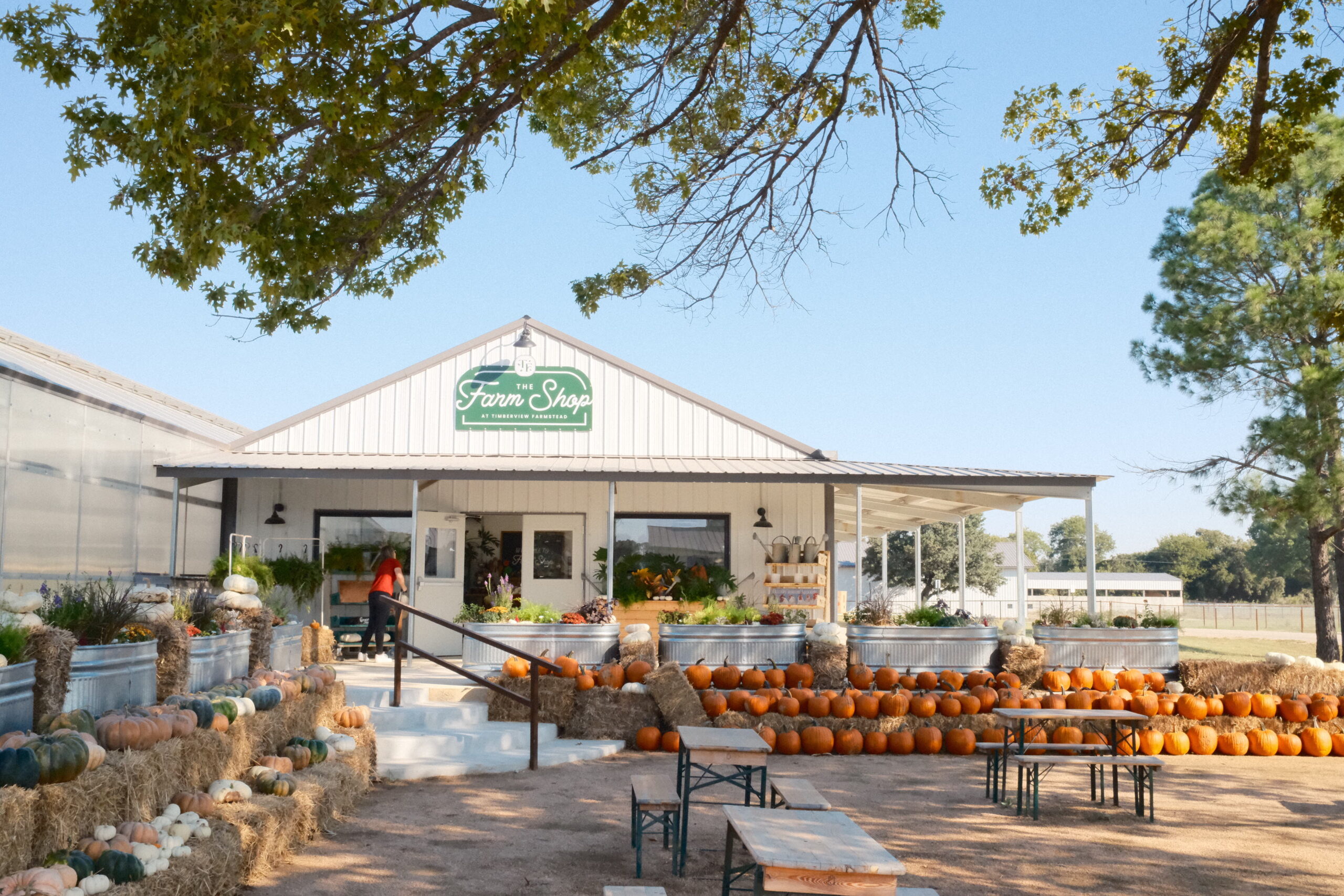 farm shop in the fall