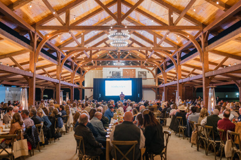 large scale event under pavilion