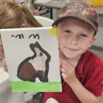 child with painting