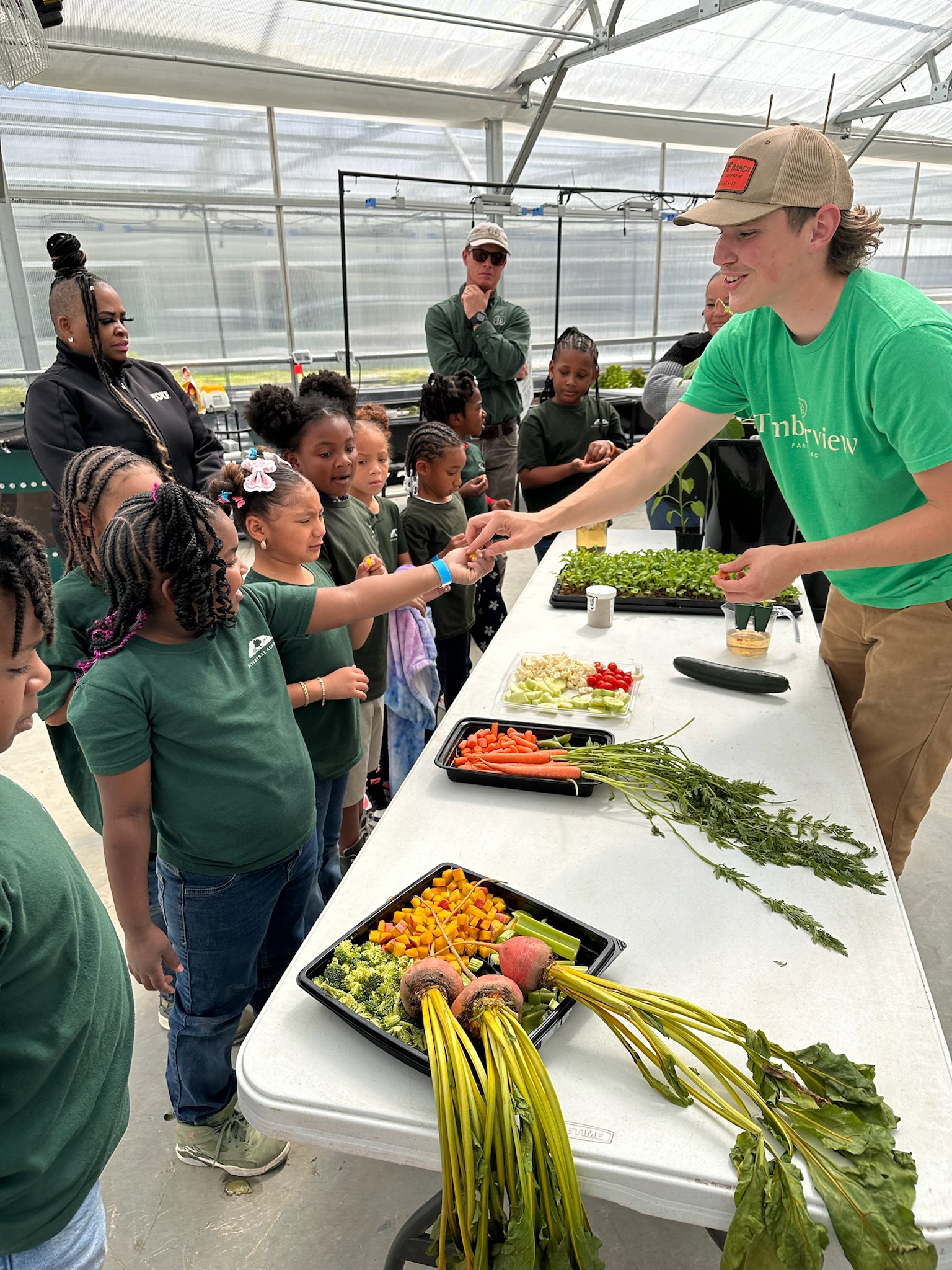 greenhouse samples to kids