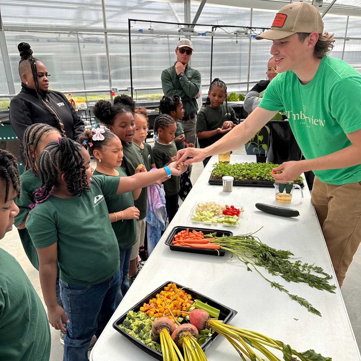 greenhouse samples to kids